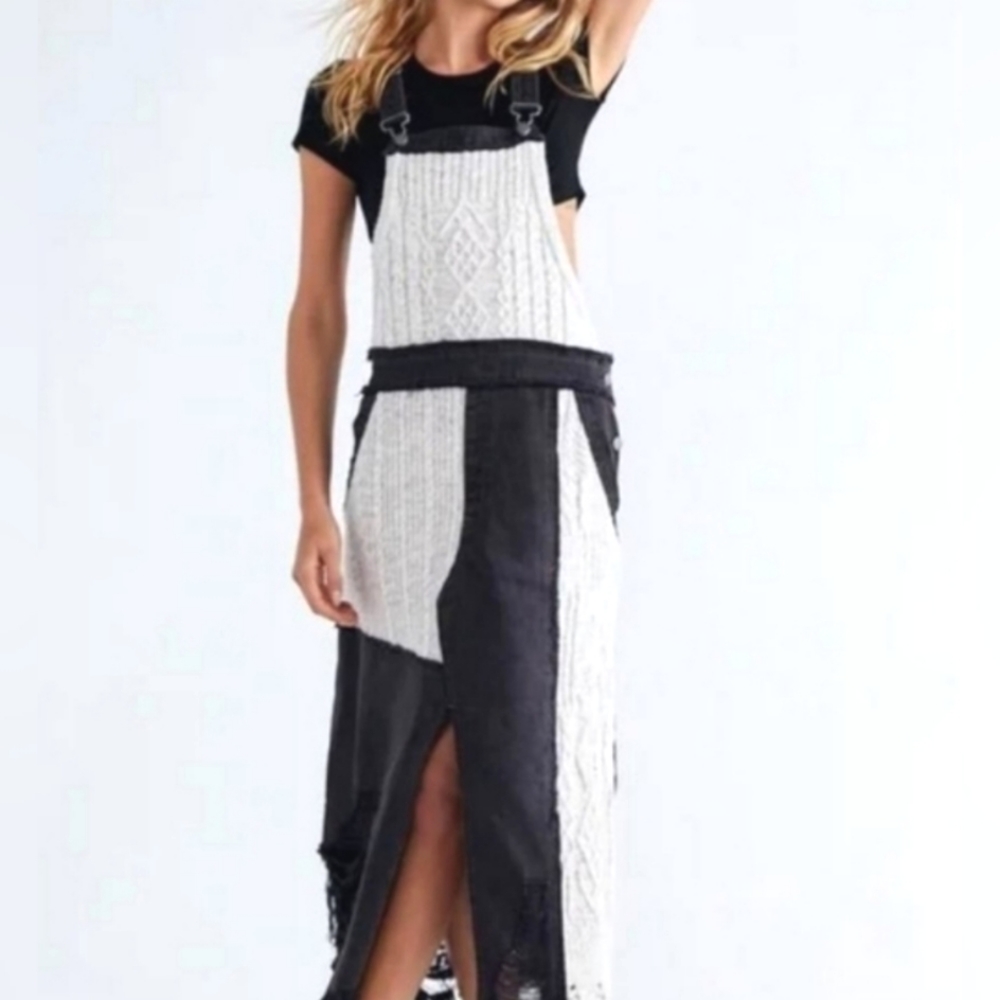 WE THE FREE SKIRTALL OVERALL DRESS SIZE SMALL